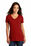 District Made - Ladies Perfect Weight V-Neck Tee | Classic Red