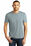 District Made Mens Perfect Tri Crew Tee | Flint Blue Heather