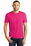 District Made Mens Perfect Tri Crew Tee | Fuchsia Frost