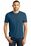 District Made Mens Perfect Tri Crew Tee | Heathered Neptune Blue