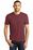 District Made Mens Perfect Tri Crew Tee | Maroon Frost