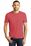 District Made Mens Perfect Tri Crew Tee | Red Frost
