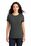 District Made Ladies Perfect Tri Crew Tee | Charcoal