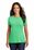 District Made Ladies Perfect Tri Crew Tee | Green Frost