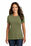 District Made Ladies Perfect Tri Crew Tee | Military Green Frost