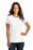 District Made Ladies Perfect Tri Crew Tee | White