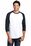 District Made Mens Perfect Tri 3/4-Sleeve Raglan | New Navy/ White