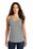 District Made Ladies Perfect Tri Racerback Tank | Grey Frost