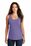District Made Ladies Perfect Tri Racerback Tank | Purple Frost