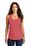District Made Ladies Perfect Tri Racerback Tank | Red Frost