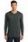 District Made Mens Perfect Tri Long Sleeve Hoodie | Black Frost