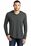 District Made Mens Perfect Tri Long Sleeve Hoodie | Charcoal