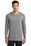 District Made Mens Perfect Tri Long Sleeve Hoodie | Grey Frost