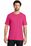 District Made Mens Perfect Weight Crew Tee | Dark Fuchsia