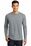 District Made Mens Perfect Weight Long Sleeve Tee | Heathered Steel