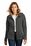 District  Women's Perfect Weight  Fleece Drop Shoulder Full-Zip Hoodie | Charcoal