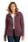 District  Women's Perfect Weight  Fleece Drop Shoulder Full-Zip Hoodie | Heathered Loganberry