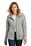 District  Women's Perfect Weight  Fleece Drop Shoulder Full-Zip Hoodie | Heathered Steel