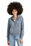District Women's Perfect Tri Fleece 1/2-Zip Pullover | Navy Frost