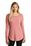 District Made  Ladies Perfect Tri  Long Sleeve | Blush Frost