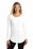 District Made  Ladies Perfect Tri  Long Sleeve | White