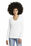 District Women's Perfect Tri Long Sleeve V-Neck Tee | White