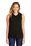 District  Women's Perfect Tri  Sleeveless Hoodie | Black