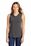 District  Women's Perfect Tri  Sleeveless Hoodie | Heathered Charcoal
