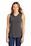 District  Women's Perfect Tri  Sleeveless Hoodie | Heathered Charcoal