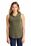 District  Women's Perfect Tri  Sleeveless Hoodie | Military Green Frost