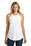 District Made  Ladies Perfect Tri  Rocker Tank | White