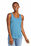 District Women's Perfect Tri Relaxed Tank | Aqua Heather