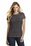 District  Women's Fitted Perfect Tri  Tee | Heathered Charcoal