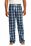 District - Young Mens Flannel Plaid Pant | True Navy