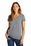 District Women's The Concert Tee V-Neck | Heather Grey