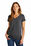 District Women's The Concert Tee V-Neck | Heathered Charcoal