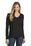 District  Women's Very Important Tee  Long Sleeve V-Neck | Black