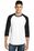 District Young Mens Very Important Tee 3/4-Sleeve Raglan | Black/ White