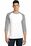 District Young Mens Very Important Tee 3/4-Sleeve Raglan | Light Heather Grey/ White