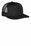 District - Flat Bill Snapback Trucker Cap | Black