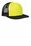District - Flat Bill Snapback Trucker Cap | Neon Yellow