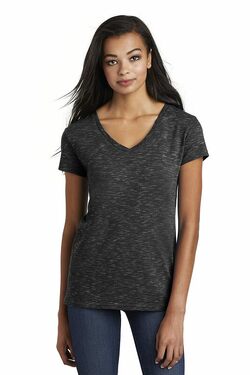 District  Women's Medal V-Neck Tee