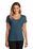 District  Women's Flex Scoop Neck Tee | Heathered Neptune Blue