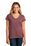 District Women's Re-Tee V-Neck | Maroon Heather