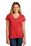 District Women's Re-Tee V-Neck | Ruby Red