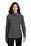 Eddie Bauer Ladies 1/2-Zip Microfleece Jacket | Grey Steel