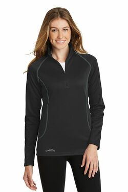 Eddie Bauer Ladies 1/2-Zip Base Layer Fleece