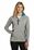 Eddie Bauer  Ladies Sport Hooded Full-Zip Fleece Jacket | Grey Cloud/ Grey Steel/ Expedition Blue