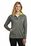 Eddie Bauer  Ladies Sport Hooded Full-Zip Fleece Jacket | Metal Grey/ Grey Steel/ Citron