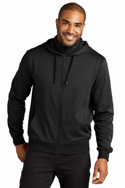 Port Authority Smooth Fleece Hooded Jacket